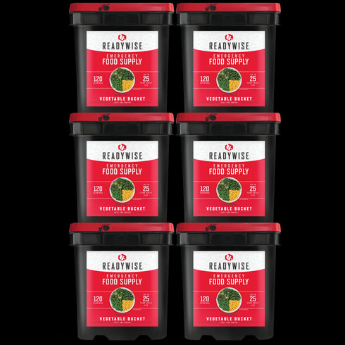 720 Serving Freeze Dried Vegetable Bundle